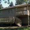 Deck addition on existing home