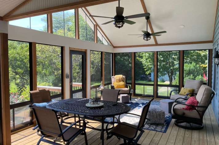 Eze Breeze porch Columbus Ohio outdoor living furniture space