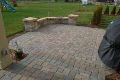 Suncraft Design Build custom paver patio with grill area and outdoor seating Columbus Ohio
