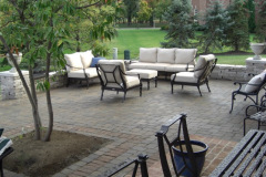 Suncraft Design Build paver patio restoration with outdoor seating furniture Columbus Ohio