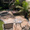 Brick Paver Patio with Fire Pit