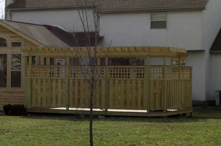 Suncraft Design Build custom pergola residential backyard Columbus Ohio