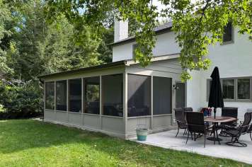 Screened porch Columbus Ohio outdoor living furniture seating
